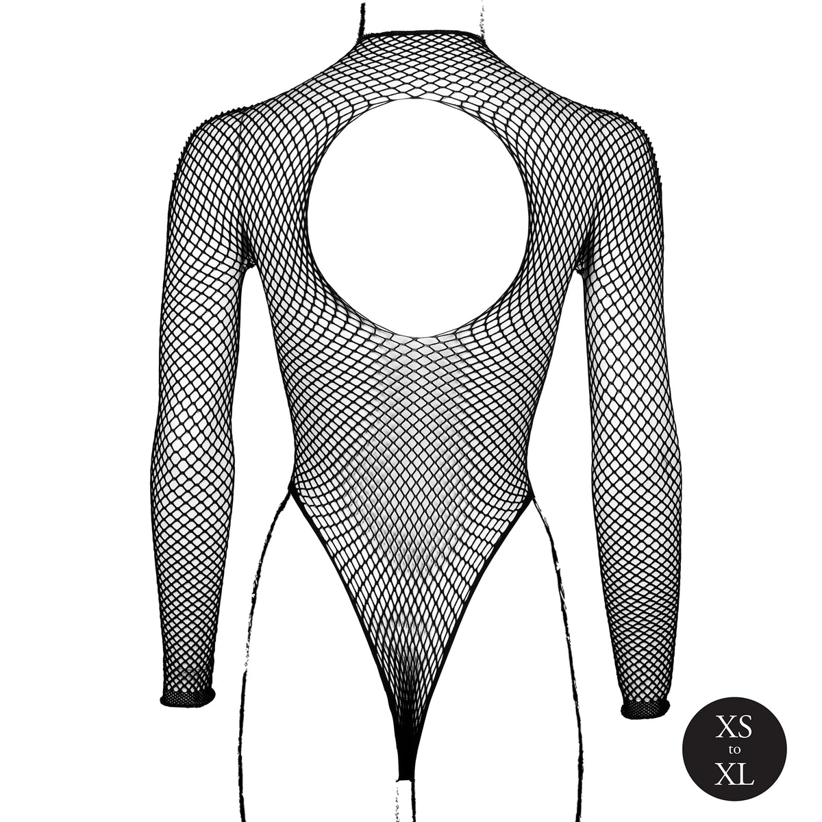 Le Désir Body with Fishnet Structure and Turtle Neck · síťované body s rolákem