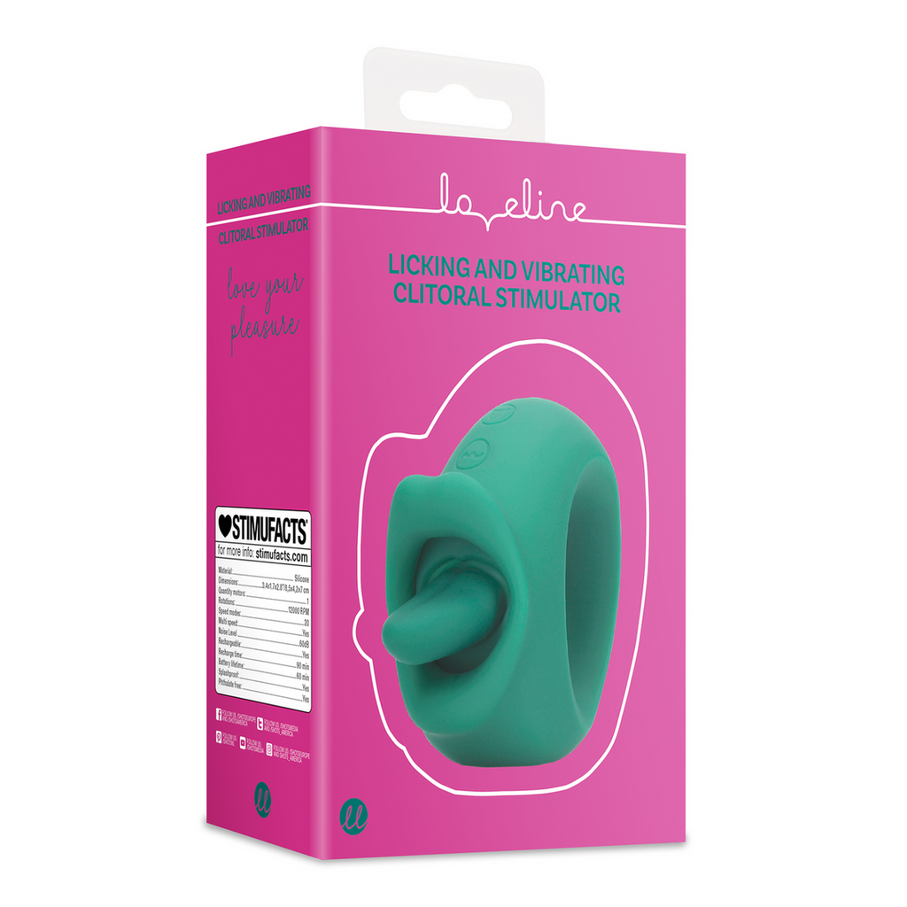 Loveline Licking and Vibrating Clitoral Stimulator · stimulátor klitorisu s lízacím efektem