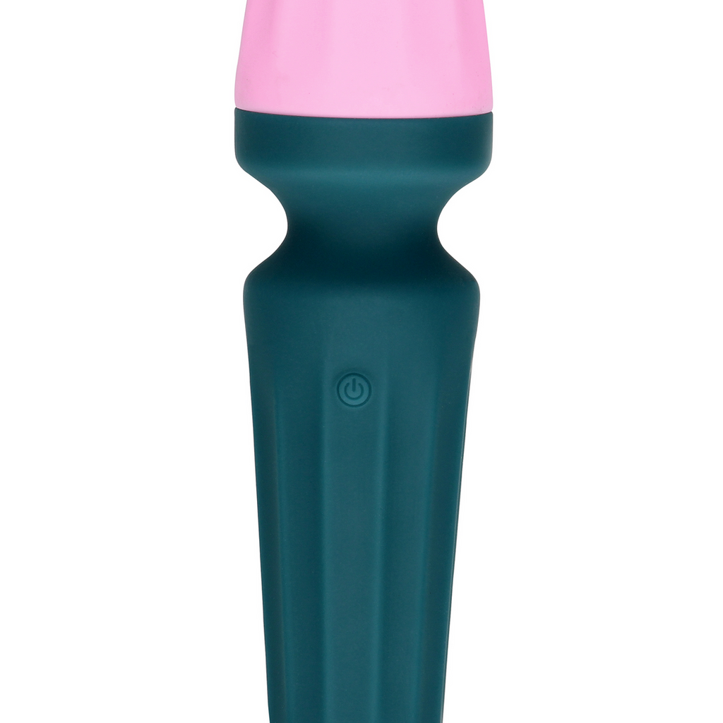 Loveline Mini Wand Vibrator Ancient Sea · mini masážní hlavice, zelená