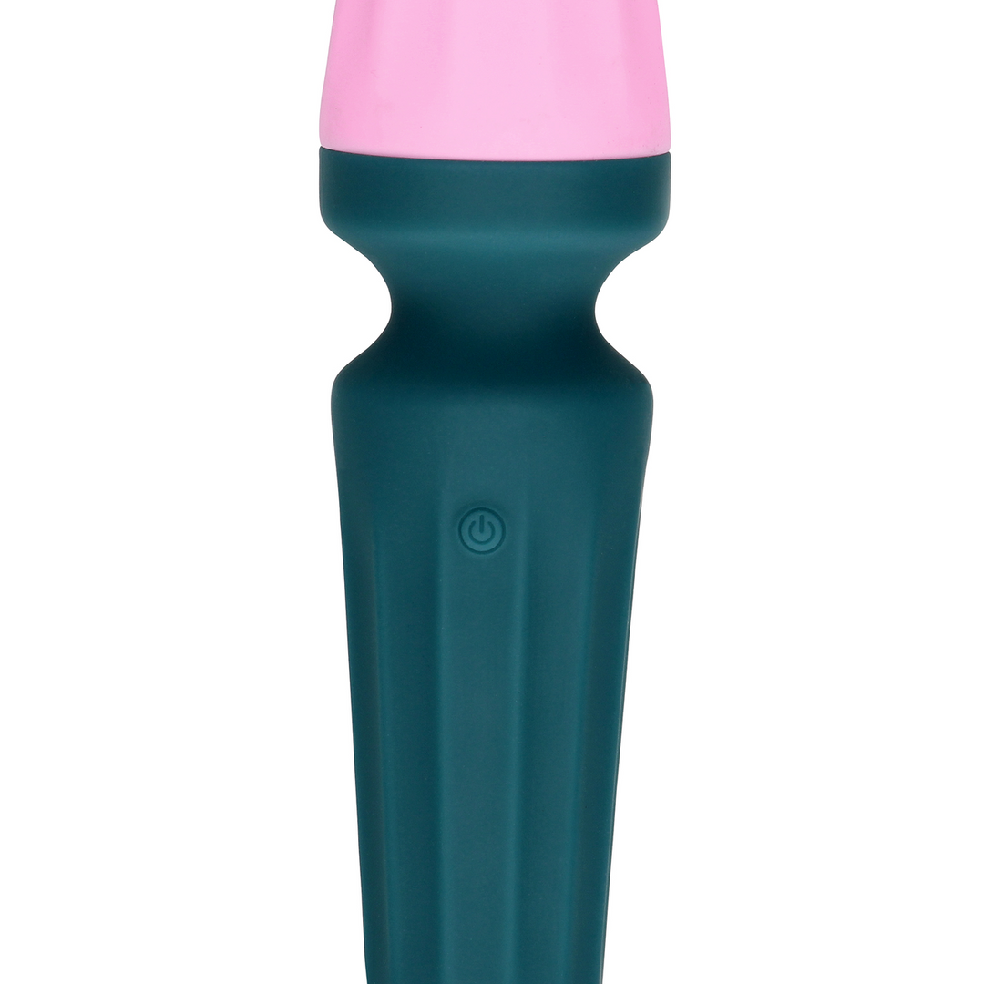 Loveline Mini Wand Vibrator Ancient Sea · mini masážní hlavice, zelená