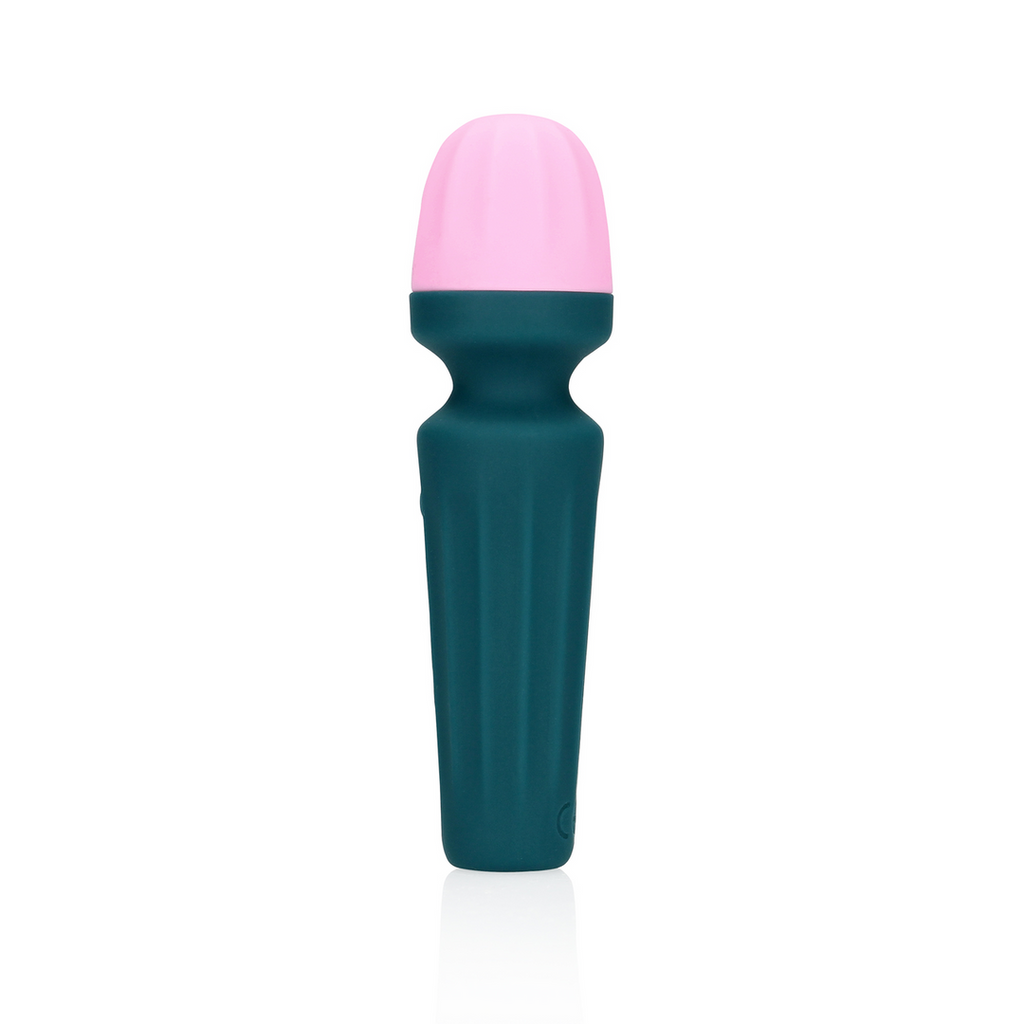 Loveline Mini Wand Vibrator Ancient Sea · mini masážní hlavice, zelená