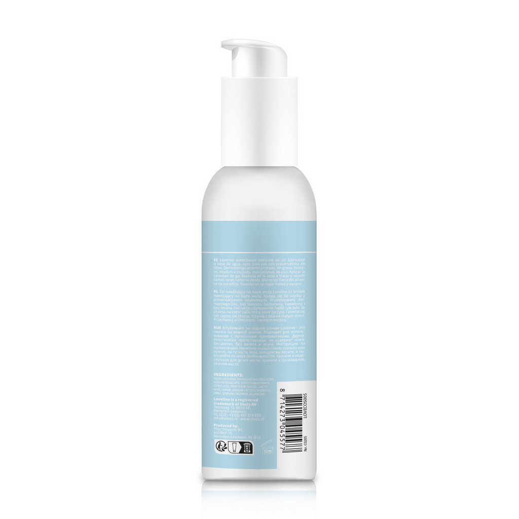 Loveline Waterbased Lubricant · lubrikační gel na vodní bázi, 150 ml