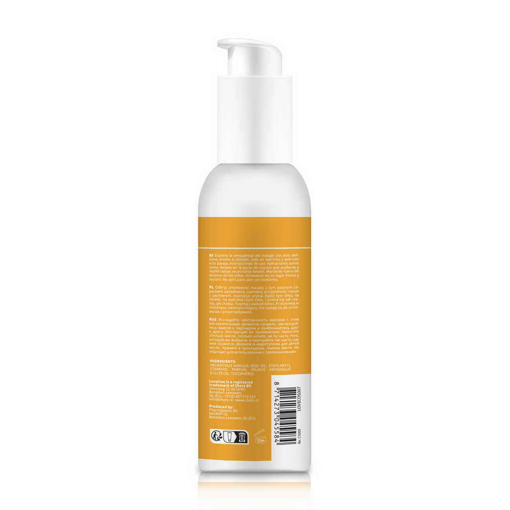 Loveline Massage Oil Sensual Sandalwood · masážní olej, 150 ml