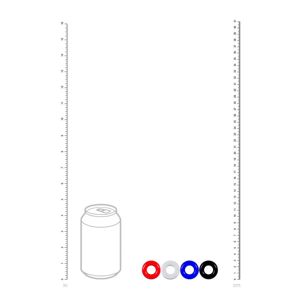 Levelz Cockring Set of 4 · sada erekčních kroužků (4 ks)
