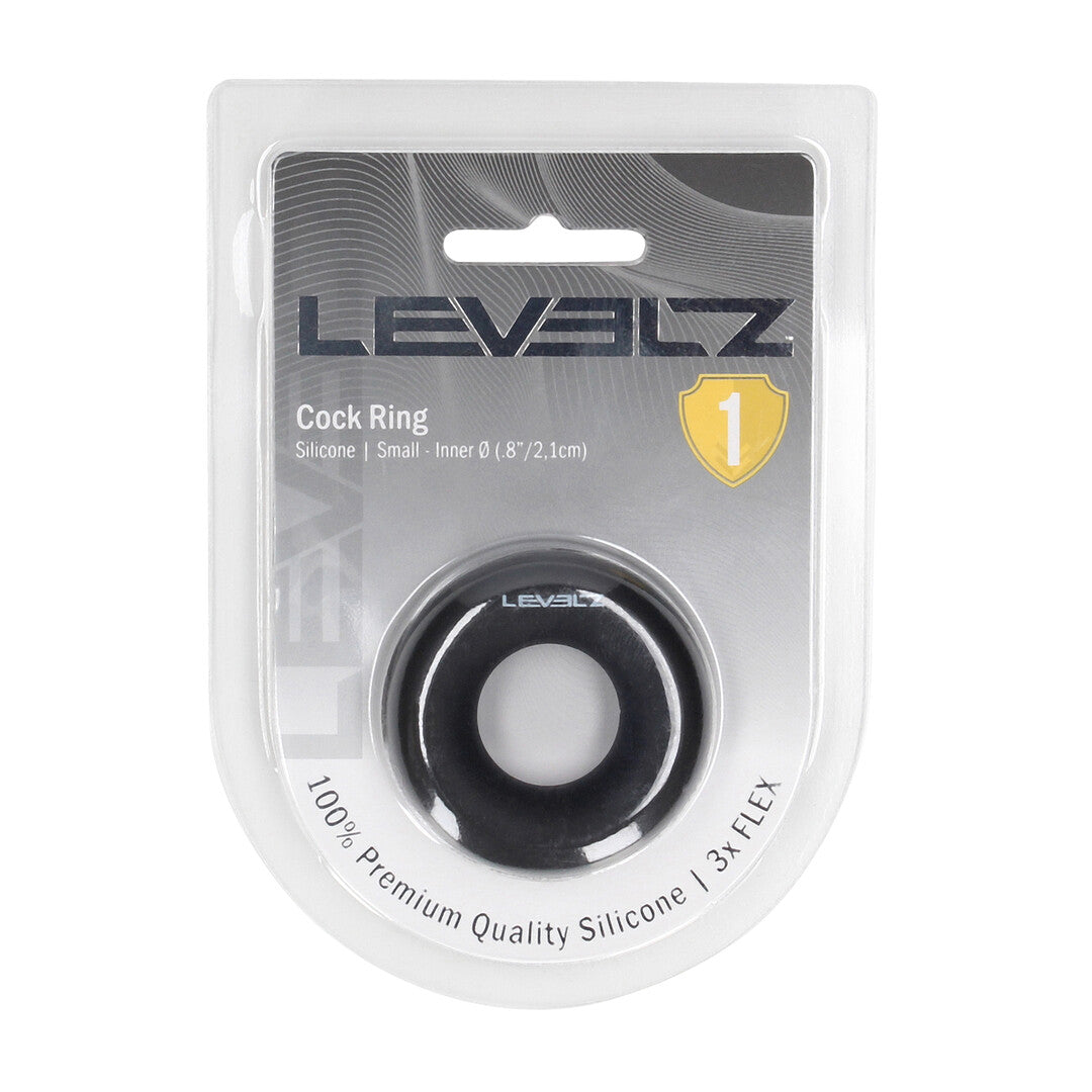 Levelz Liquid Silicone Cockring · erekční kroužek ze silikonu · vel. S