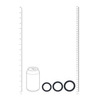 Levelz Classic Silicone Cockring Set (3 ks) · silikonové erekční kroužky, vel. L/XL/XXL