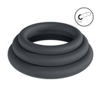 Levelz Classic Silicone Cockring Set (3 ks) · silikonové erekční kroužky, vel. L/XL/XXL