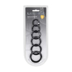 Levelz Classic Silicone Cockring Set of 6 · sada silikonových erekčních kroužků (6 ks)