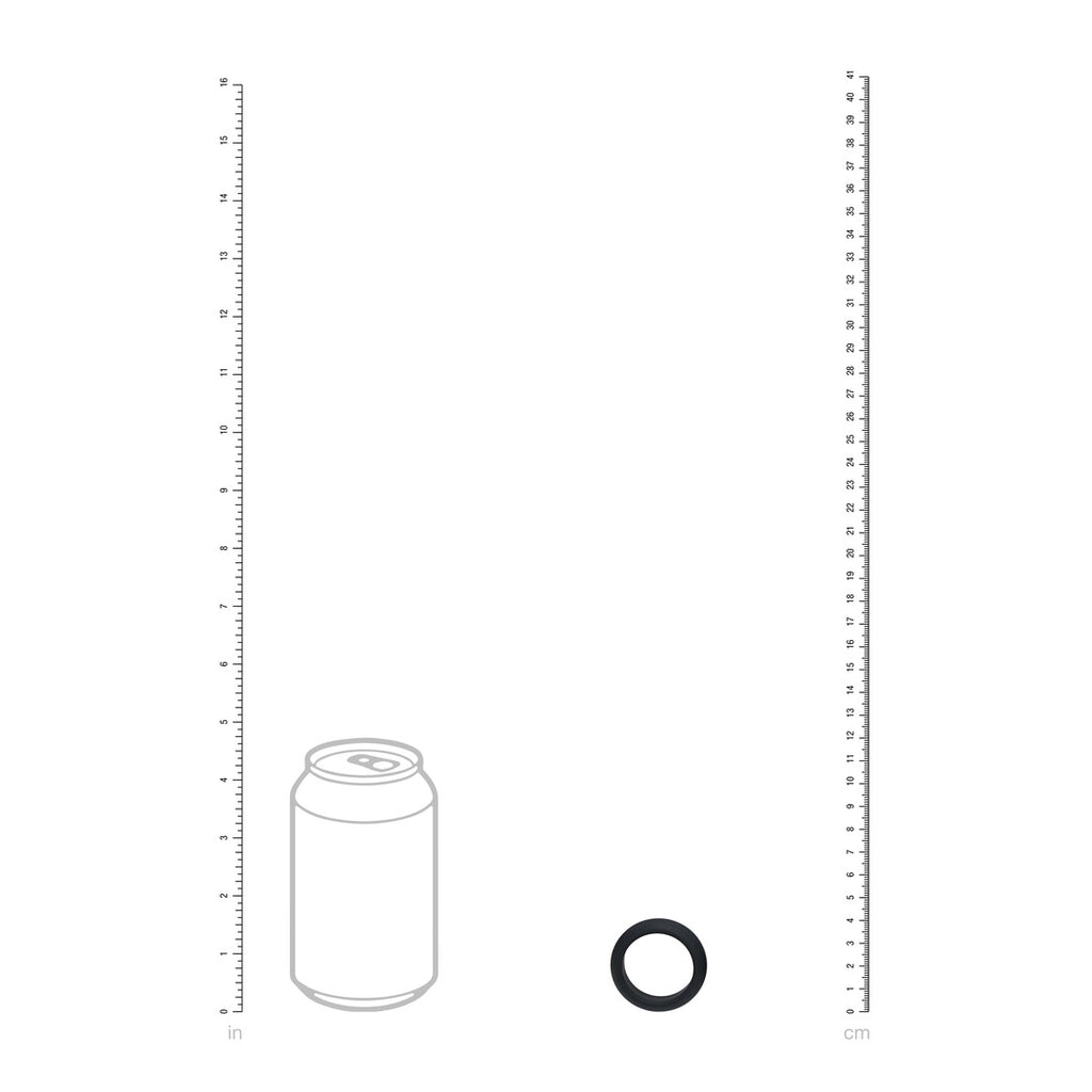 Levelz Wide O · silikonový erekční kroužek 30 mm · vel. S