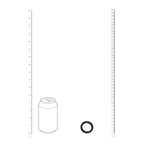 Levelz Wide O · silikonový erekční kroužek 30 mm · vel. S