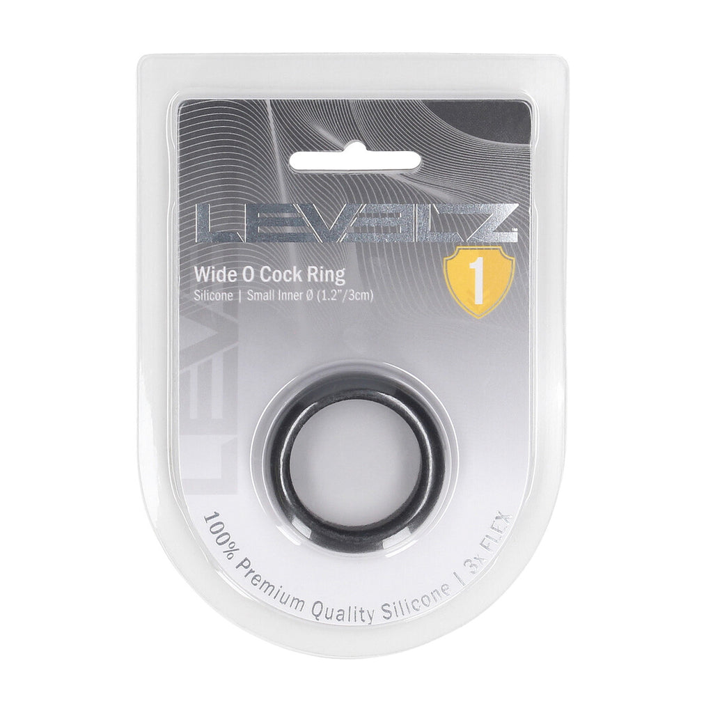 Levelz Wide O · silikonový erekční kroužek 30 mm · vel. S