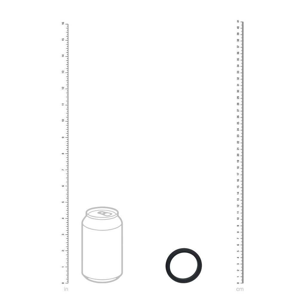 Levelz Wide O · silikonový erekční kroužek 42 mm · vel. L