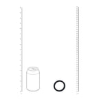 Levelz Wide O · silikonový erekční kroužek 42 mm · vel. L
