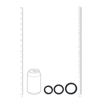 Levelz Wide O Cockring Set of 3 · sada silikonových erekčních kroužků (3 ks)