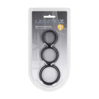 Levelz Wide O Cockring Set of 3 · sada silikonových erekčních kroužků (3 ks)