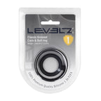 Levelz Classic Grooved Cock and Ball Ring · drážkovaný kroužek na penis a varlata