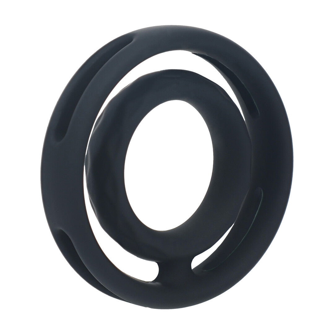Levelz Classic Grooved Cock and Ball Ring · drážkovaný kroužek na penis a varlata