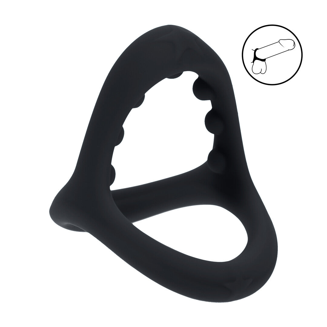 Levelz Soft Bead Grip Cock and Ball Ring · vícesmyčkový erekční kroužek