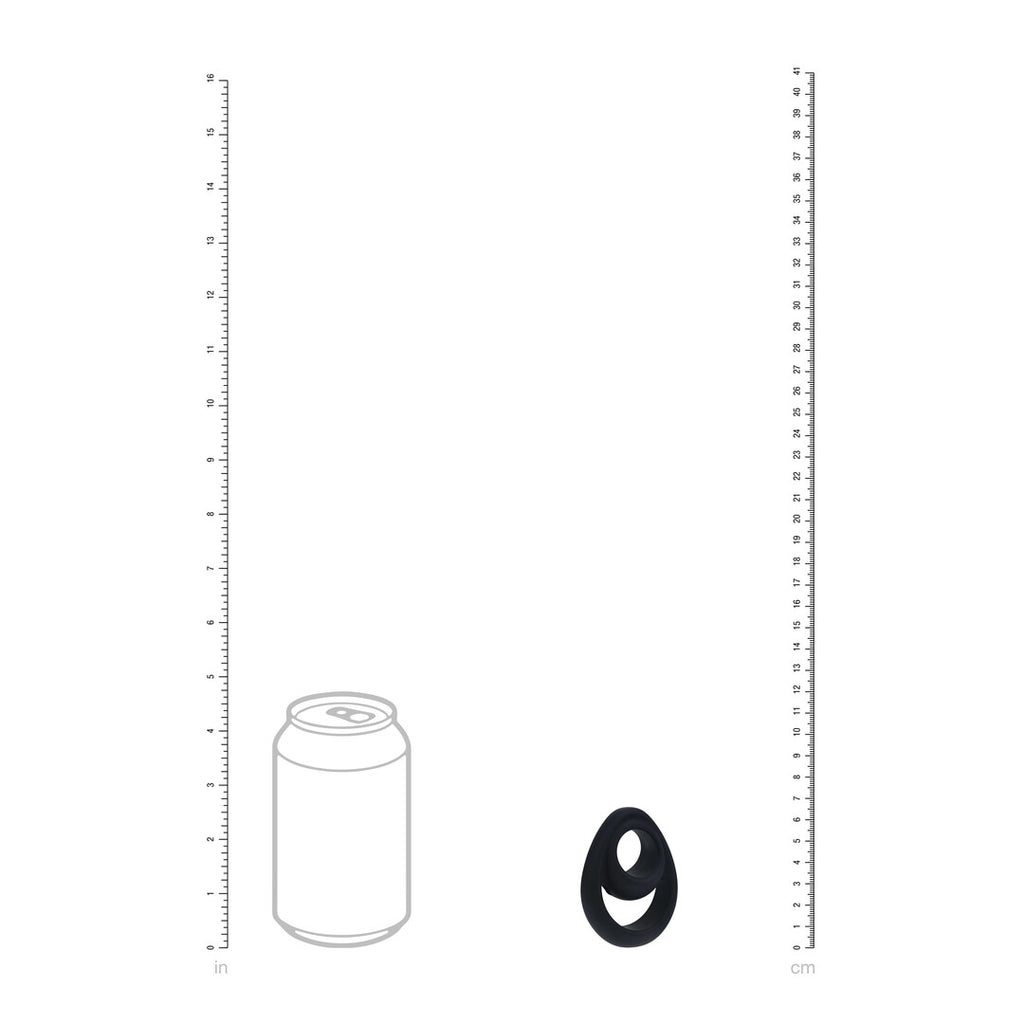 Levelz Double Ergo Silicone Cockring · dvojitý erekční kroužek
