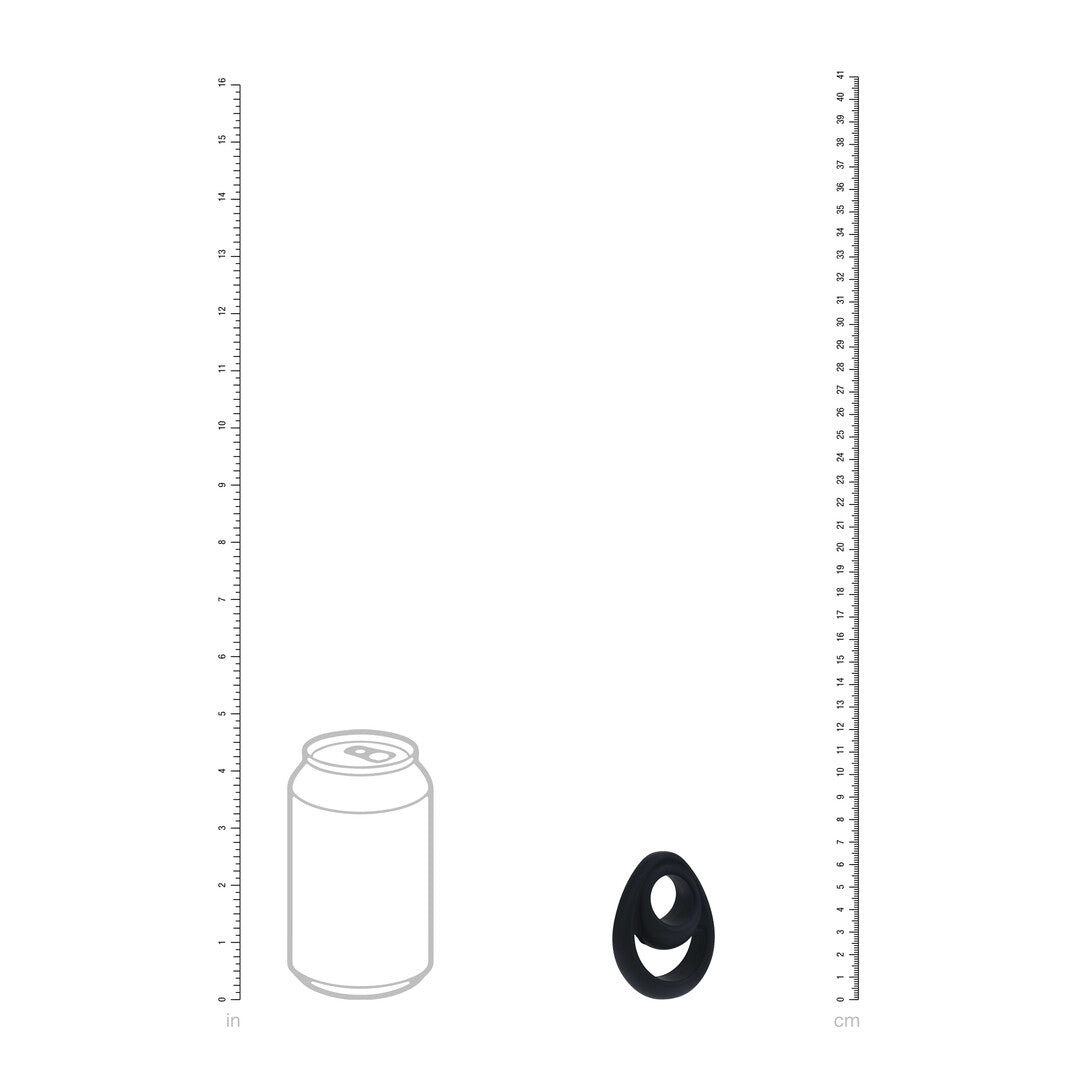 Levelz Double Ergo Silicone Cockring · dvojitý erekční kroužek