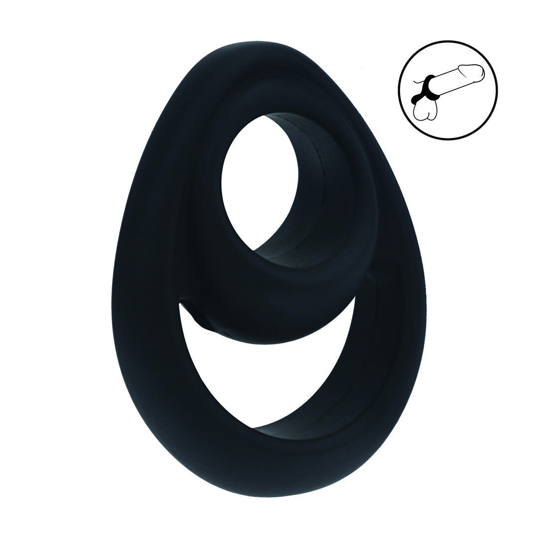 Levelz Double Ergo Silicone Cockring · dvojitý erekční kroužek