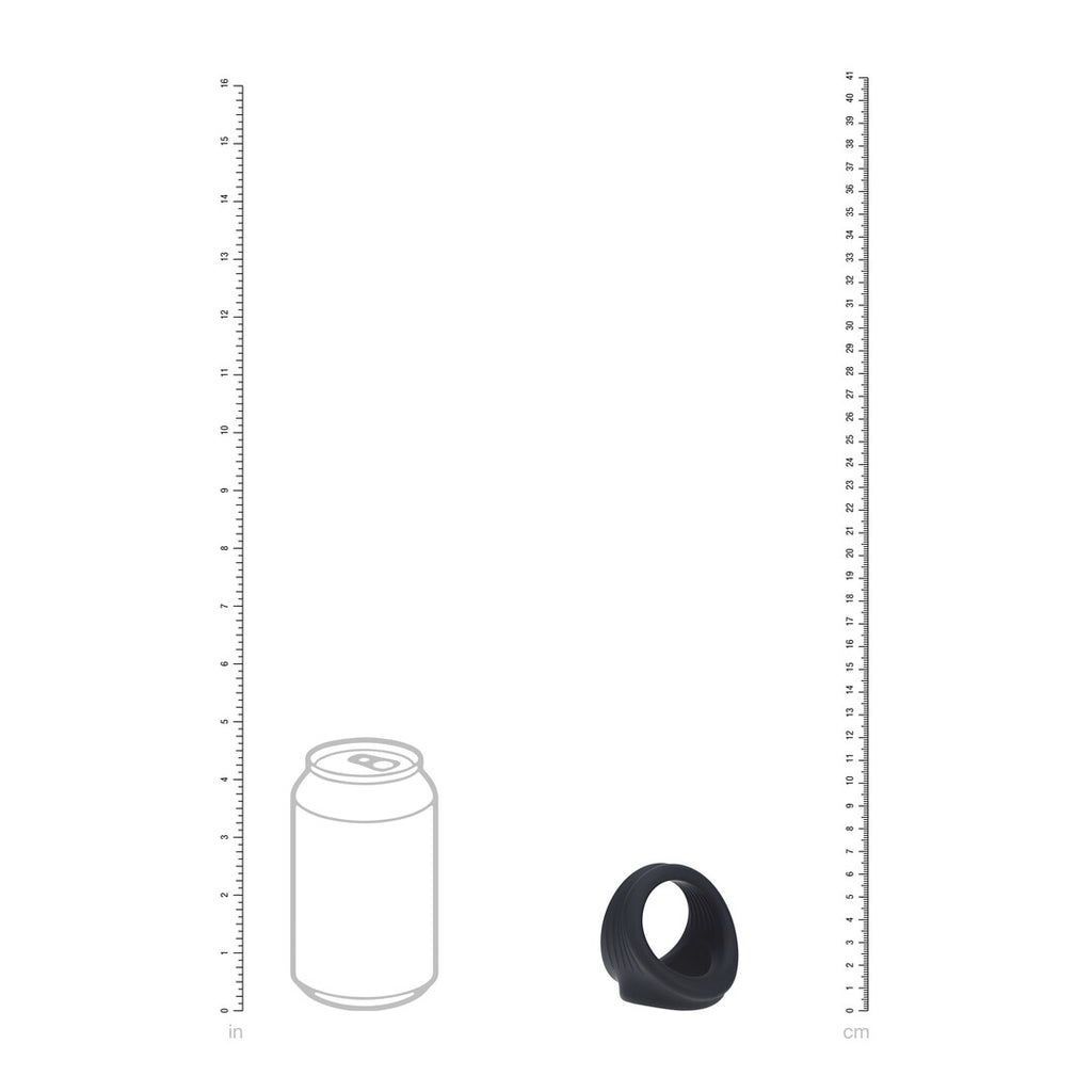 Levelz Silicone Cock and Ball Harness · široký kroužek na penis a varlata