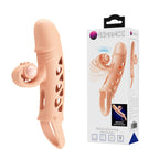 Romance · návlek na penis s vibračním stimulátorem klitorisu, tělová