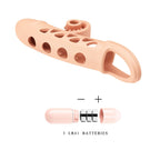 Romance · návlek na penis s vibračním stimulátorem klitorisu, tělová