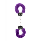 Ouch! Beginner's Handcuffs Furry · plyšová pouta pro začátečníky · fialová