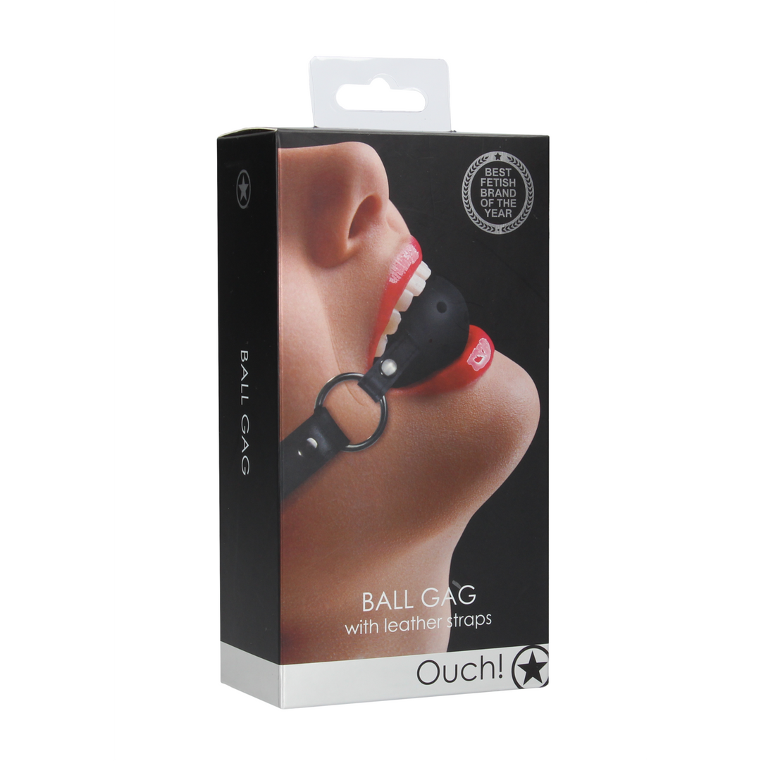 Ouch! Ball Gag · prodyšný roubík s kuličkou