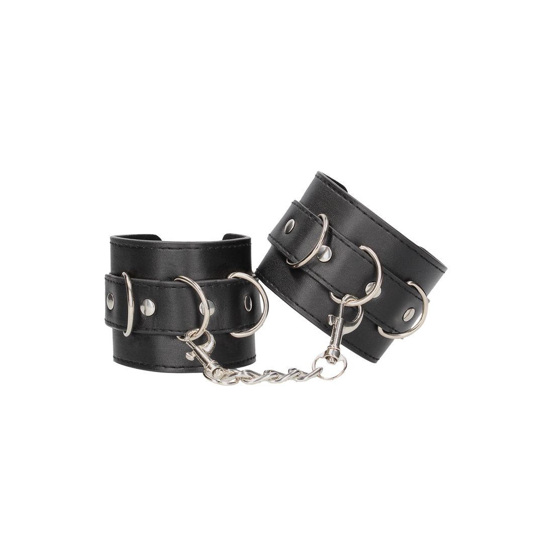 Ouch! Leather Cuffs · kožená pouta na zápěstí