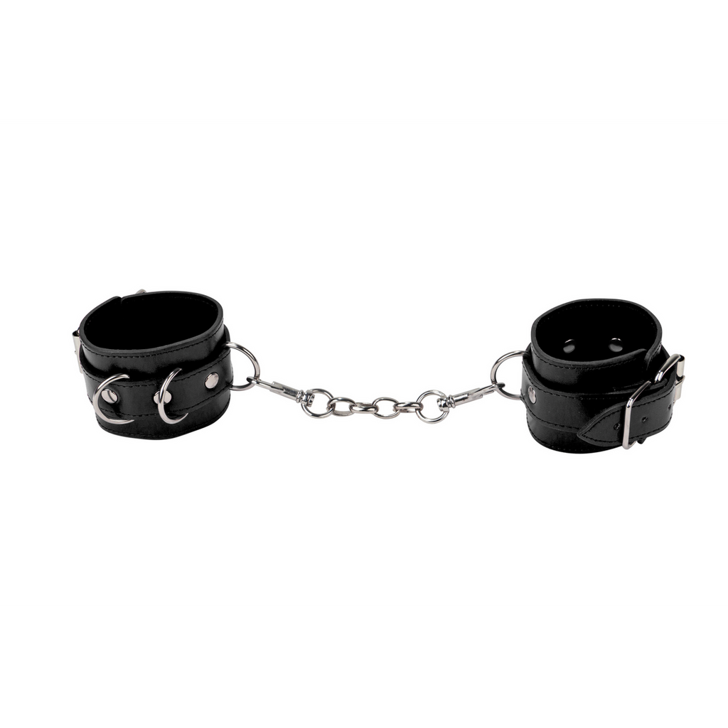 Ouch! Leather Cuffs · kožená pouta na zápěstí