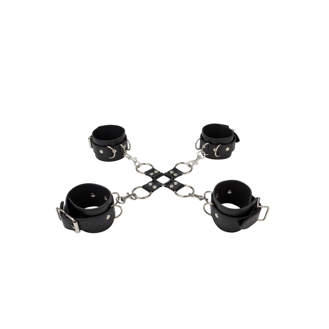 Ouch! Leather Hand and Leg Cuffs · kožená pouta na ruce a nohy
