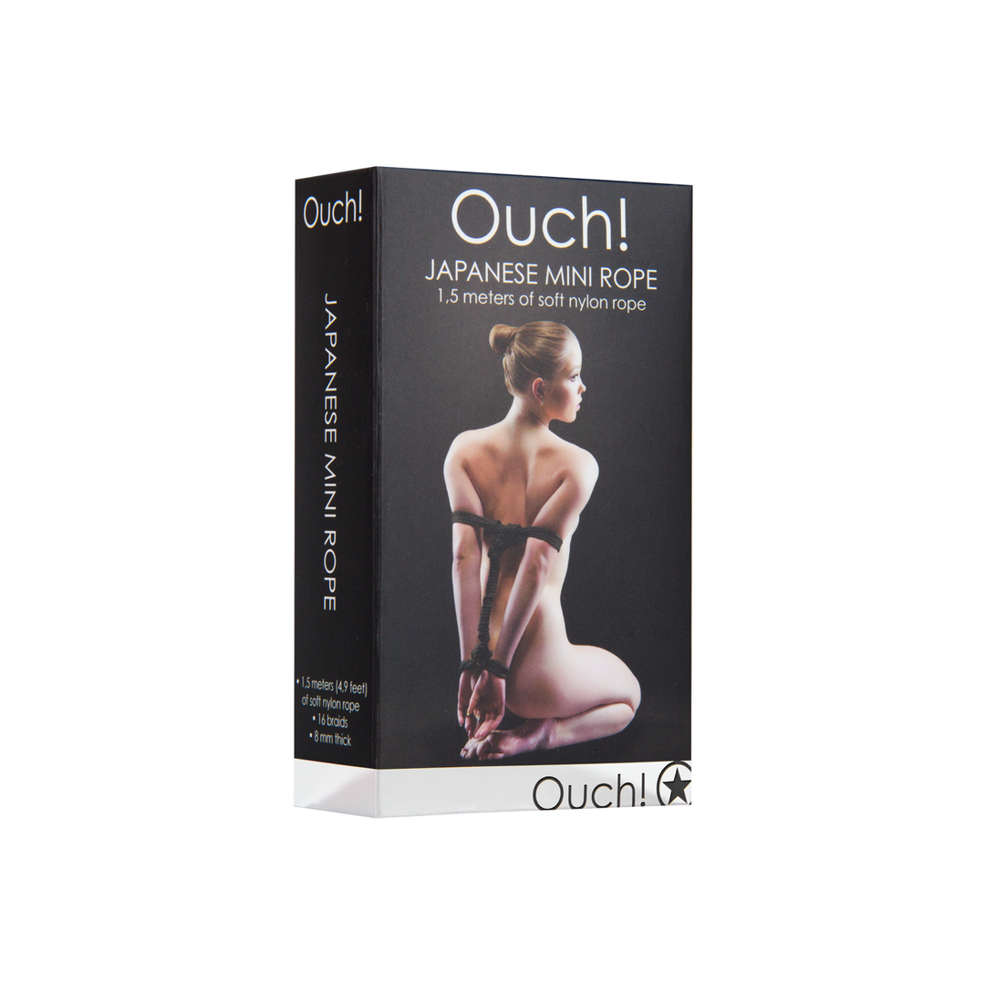 Ouch! Japanese Mini Rope · bondage lano 1,5 m