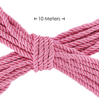 Ouch! Polyester Bondage Rope · bondage lano 10 m · růžové