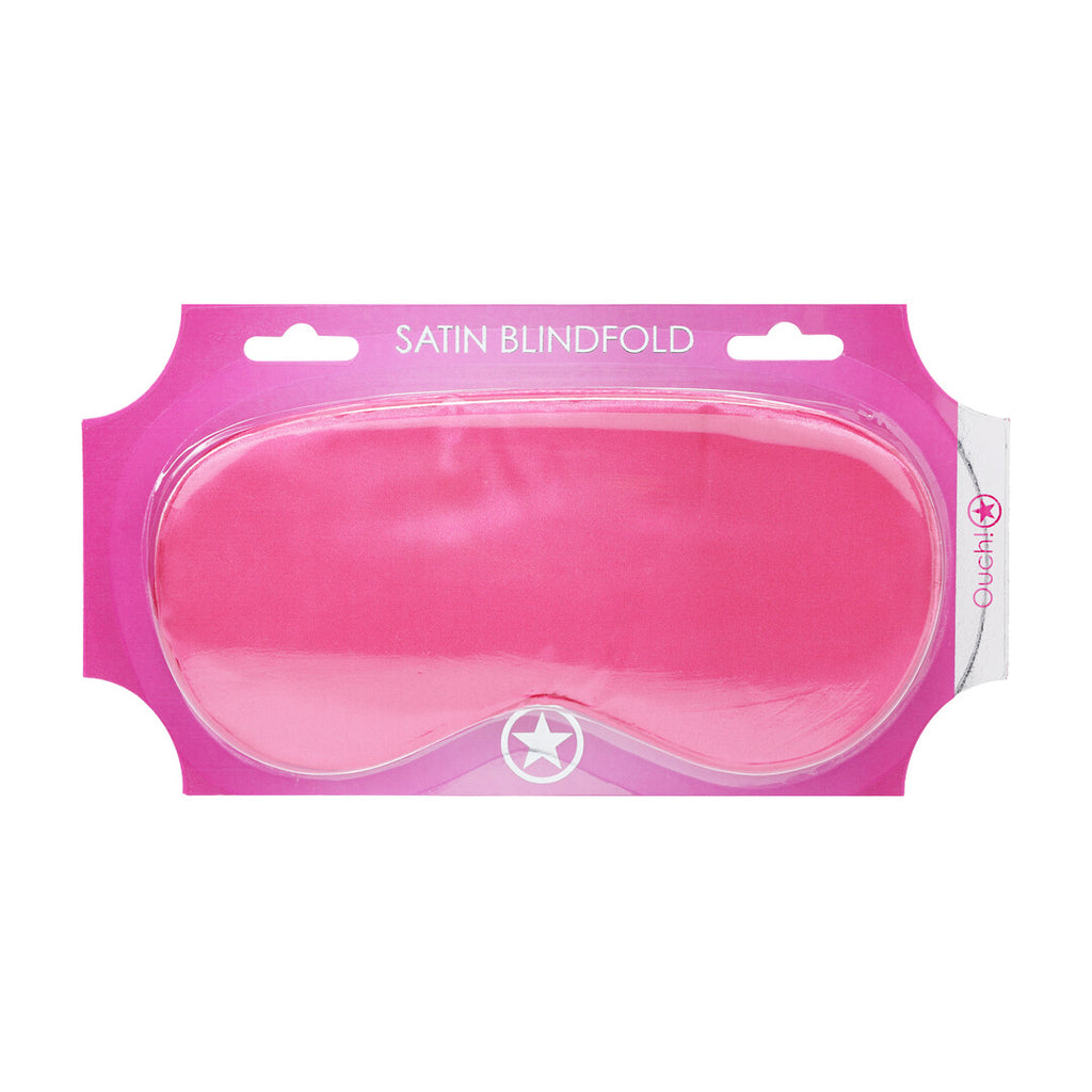 Ouch! Satin Mask · saténová maska na oči · růžová