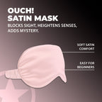 Ouch! Satin Mask · saténová maska na oči · pudrově růžová