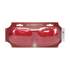 Ouch! 3D Mask · maska na oči s tvarovanými kapsami · červená