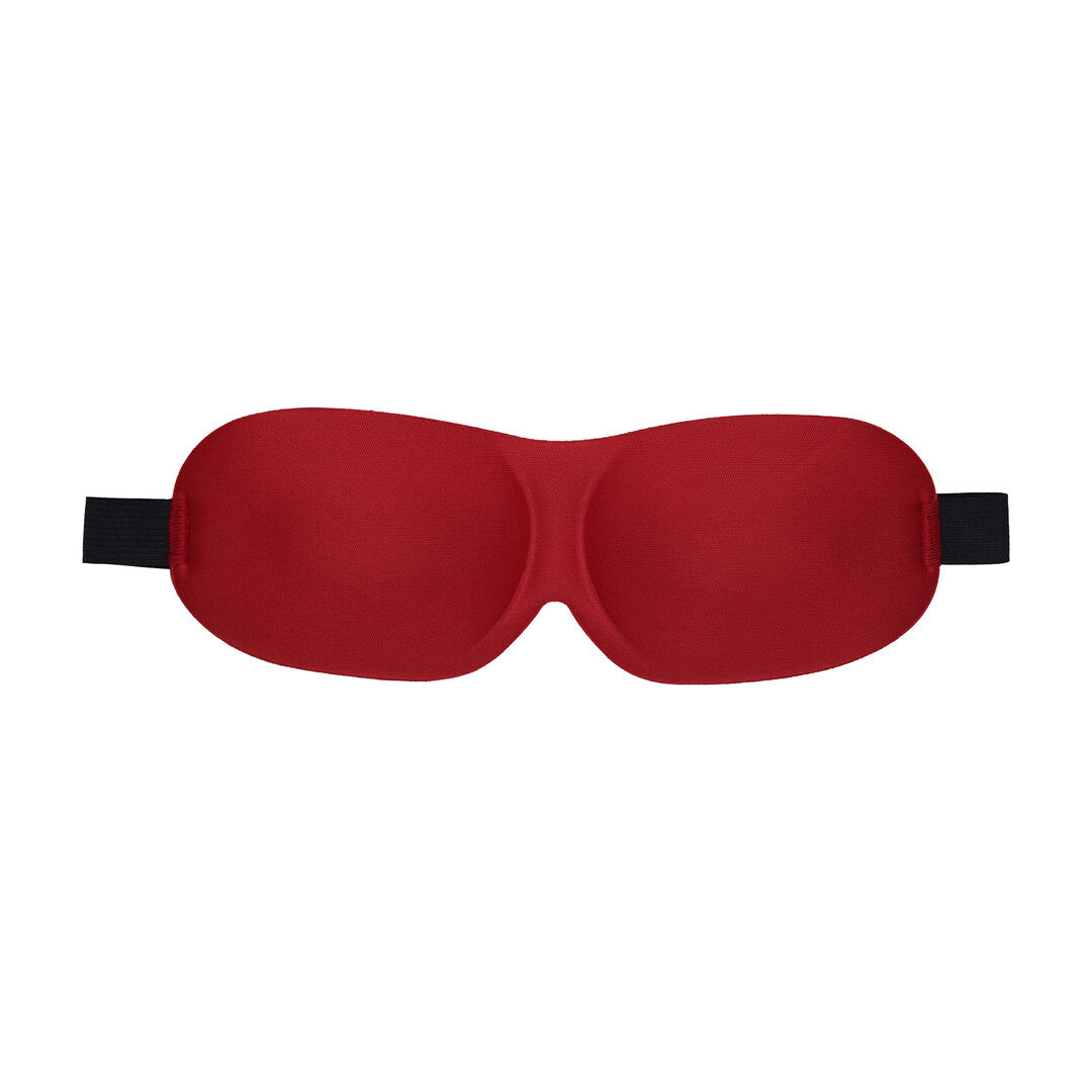 Ouch! 3D Mask · maska na oči s tvarovanými kapsami · červená