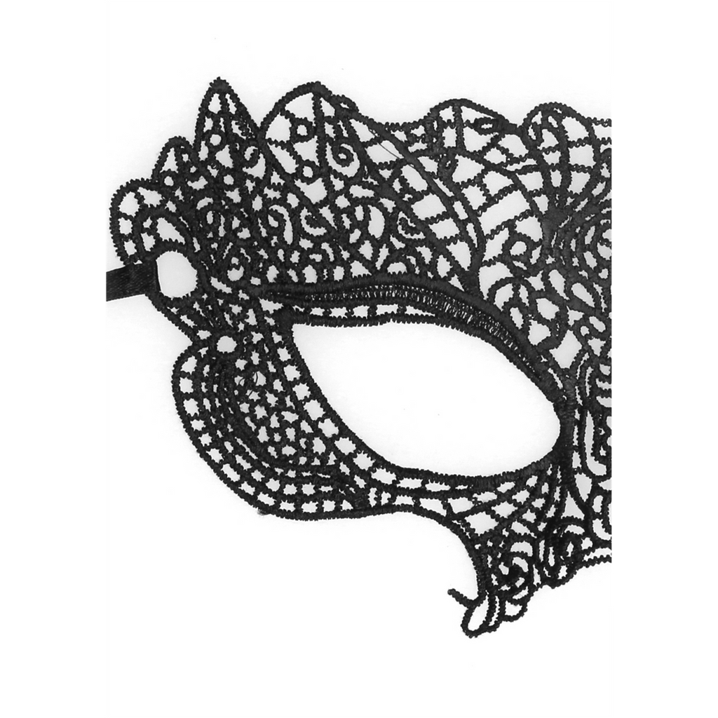 Ouch! Princess Black Lace Mask · krajková maska na oči, černá