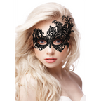 Ouch! Royal Black Lace Mask · krajková maska na oči, černá