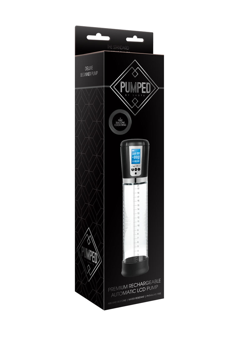Pumped Premium Rechargeable Automatic LCD Pump · automatická vakuová pumpa