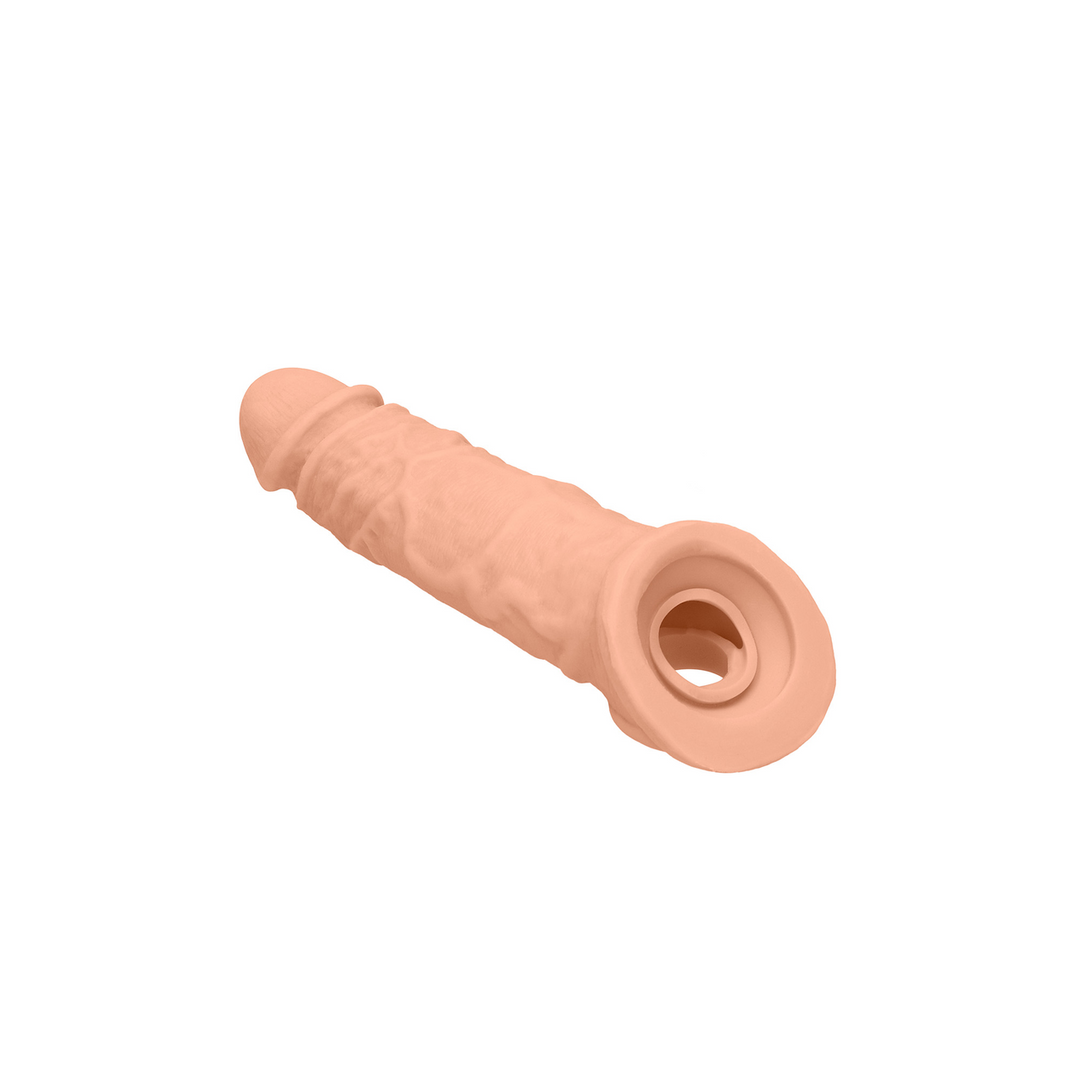 RealRock Penis Sheath 20 cm · návlek na penis pro prodloužení · tělová