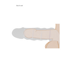 RealRock Penis Sheath 20 cm · návlek na penis pro prodloužení · tělová