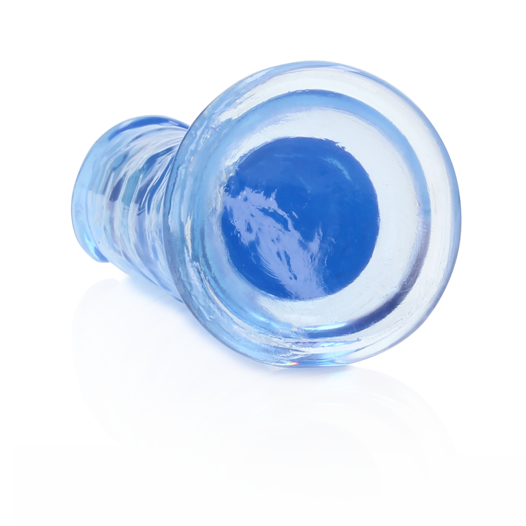 RealRock Straight Realistic Dildo with Suction Cup 14,5 cm · realistické dildo s přísavkou · modrá