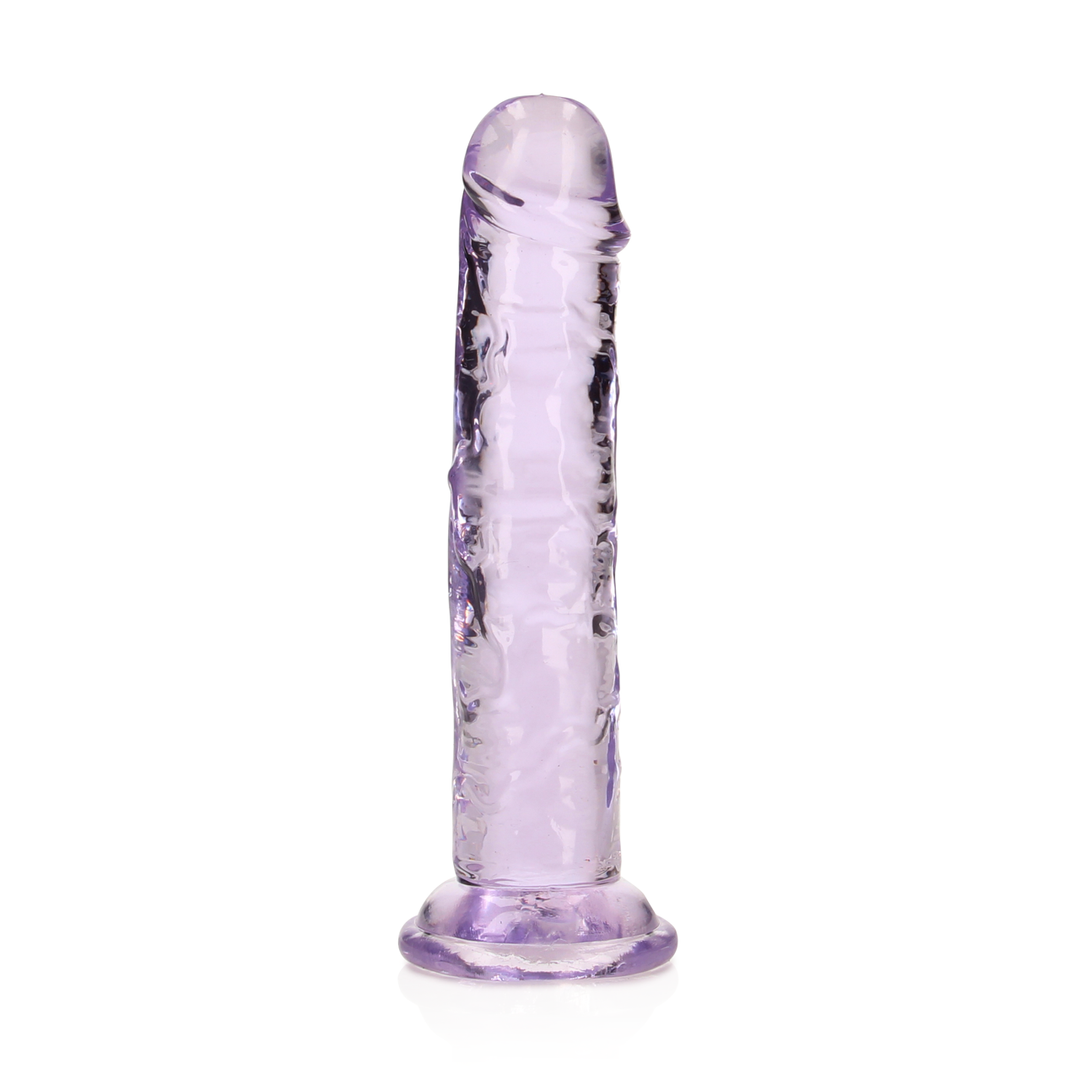 RealRock Straight Realistic Dildo with Suction Cup 14,5 cm · realistické dildo s přísavkou · fialová