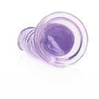 RealRock Straight Realistic Dildo with Suction Cup 14,5 cm · realistické dildo s přísavkou · fialová