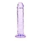 RealRock Straight Realistic Dildo with Suction Cup 14,5 cm · realistické dildo s přísavkou · fialová