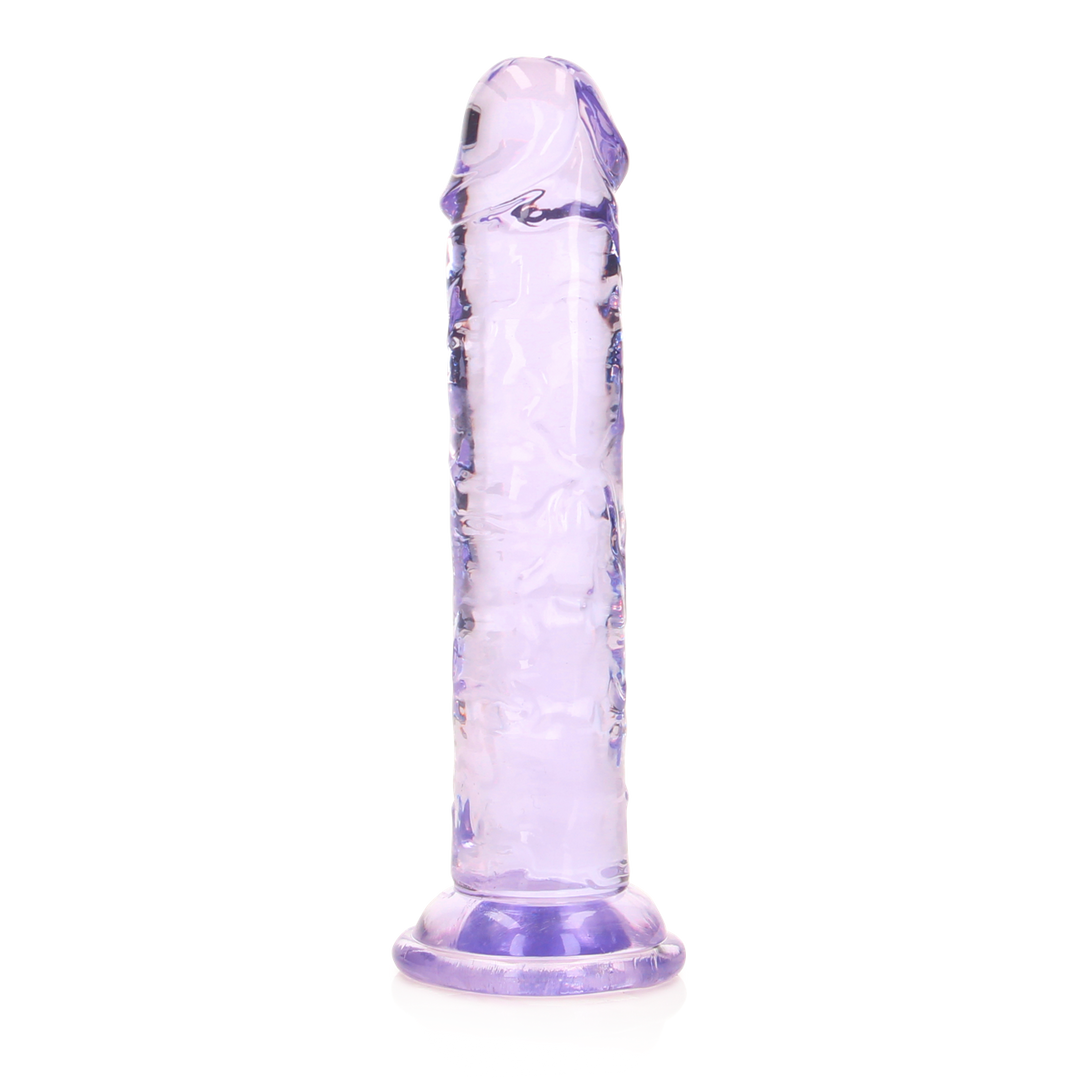RealRock Straight Realistic Dildo with Suction Cup 14,5 cm · realistické dildo s přísavkou · fialová