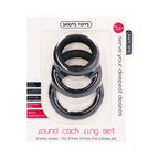 ShotsToys Round Cockring Set · sada kulatých erekčních kroužků (3 ks)